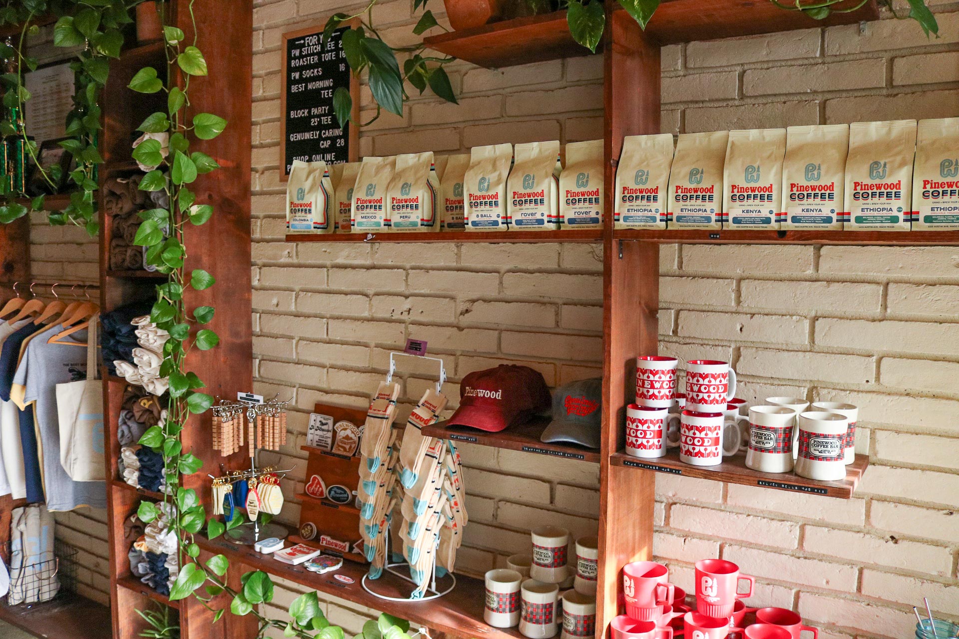 pinewood coffee merchandise
