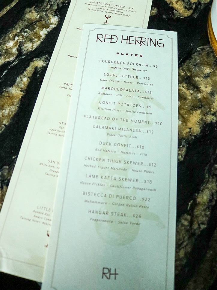 menu red herring Waco