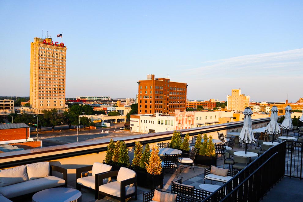 Bertie's rooftop bar