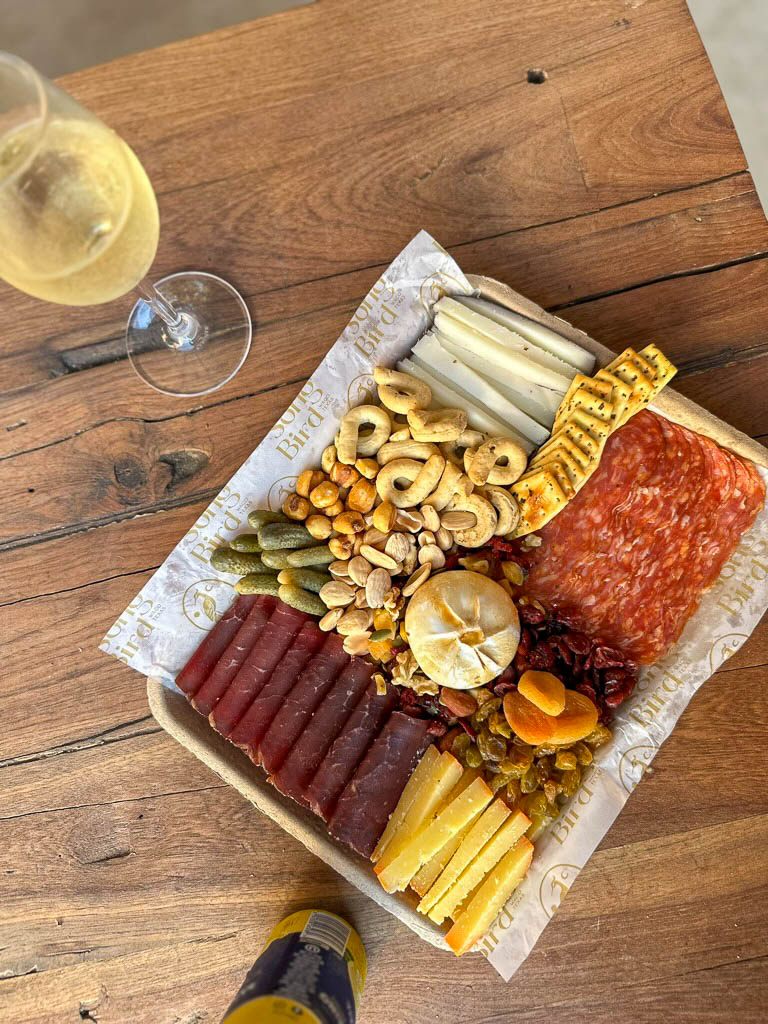 cheese board at Hotel Herringbone