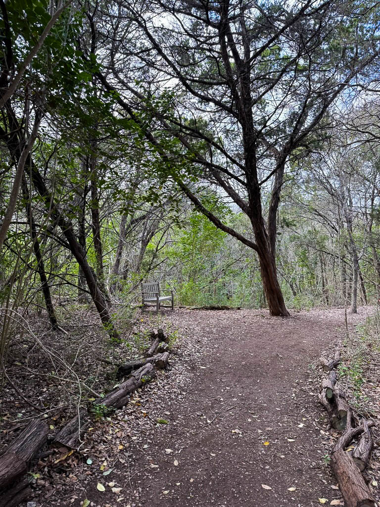 meditation garden at Carleen Bright Arboretum