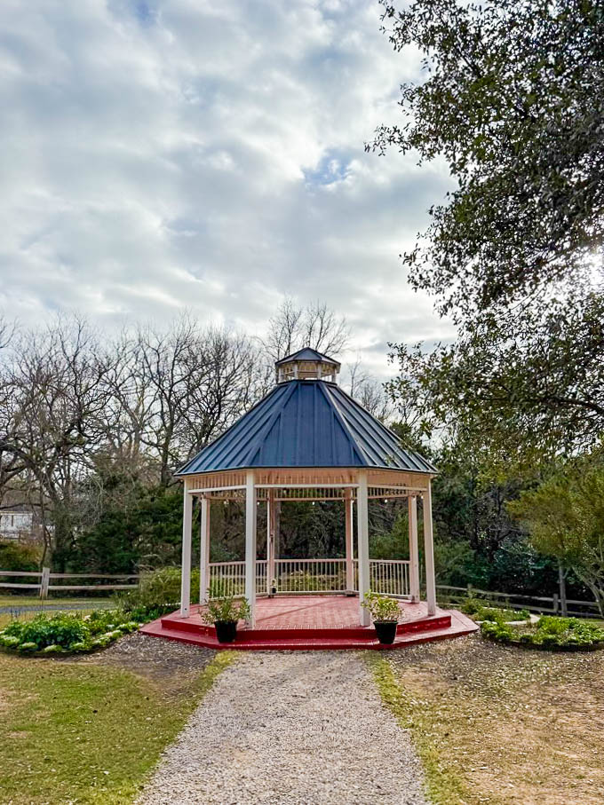 gazebo at Carleen Bright Arboretum