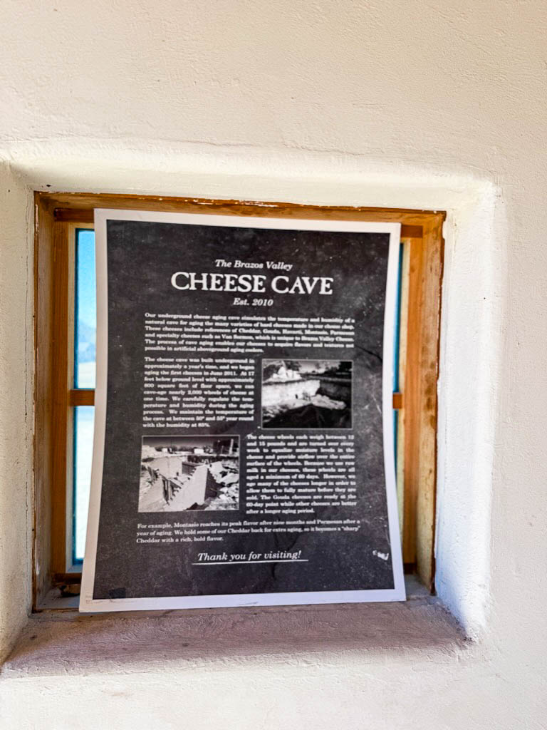 Cheese cave in Waco